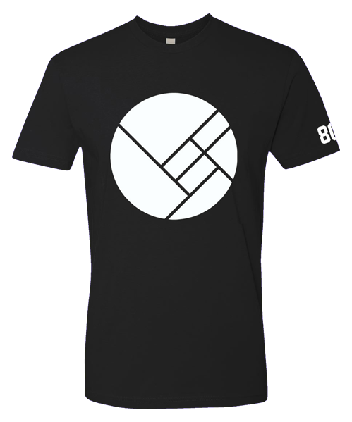 808 Black Logo Tee